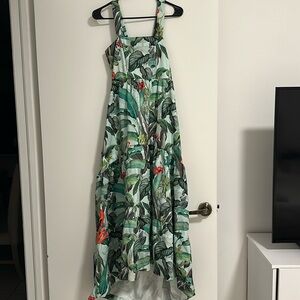 Colorful dress ruffle